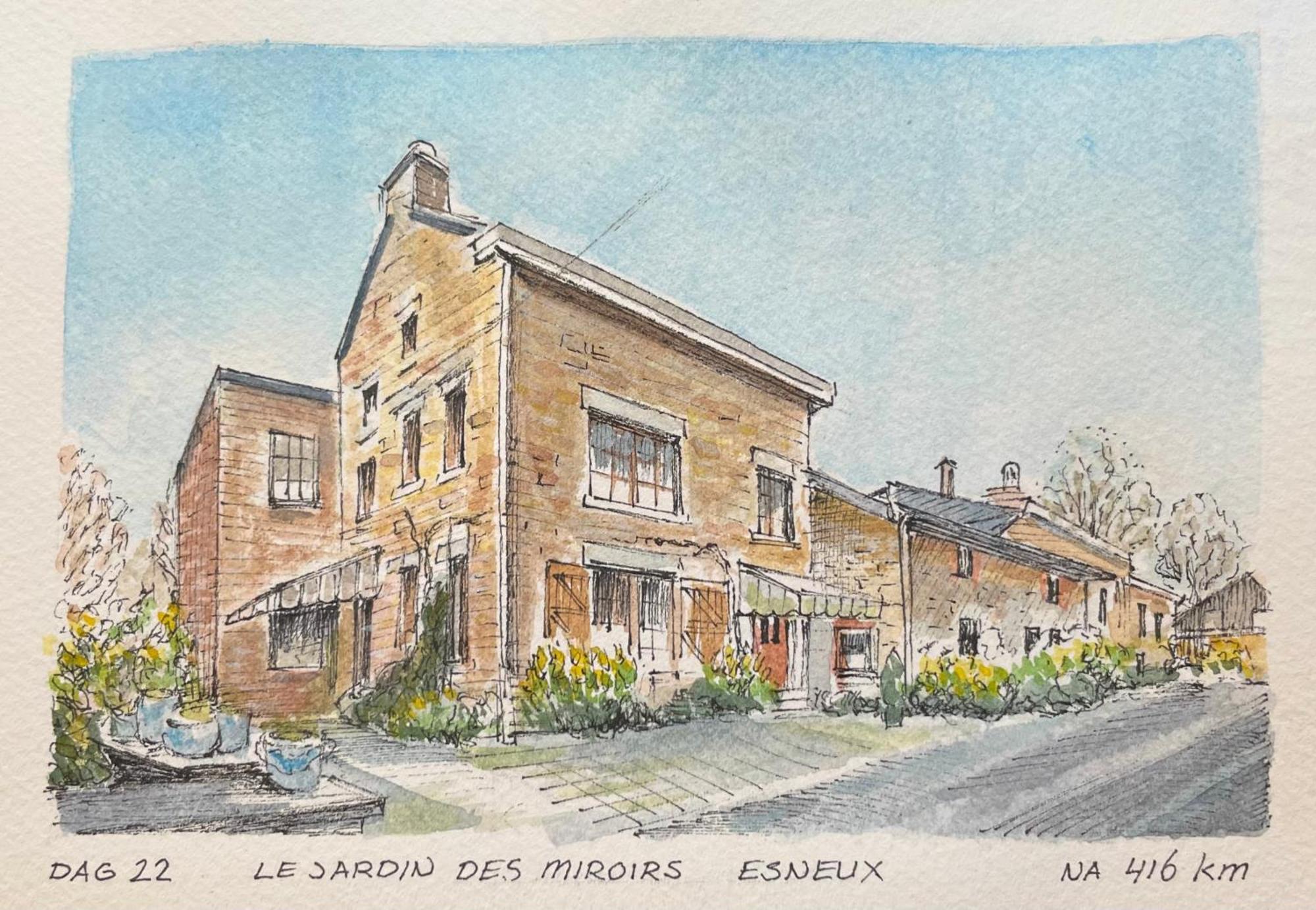 Esneux Le Jardin Des Miroirs Bed & Breakfast エクステリア 写真